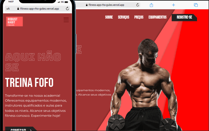 Landing Page - Academia
