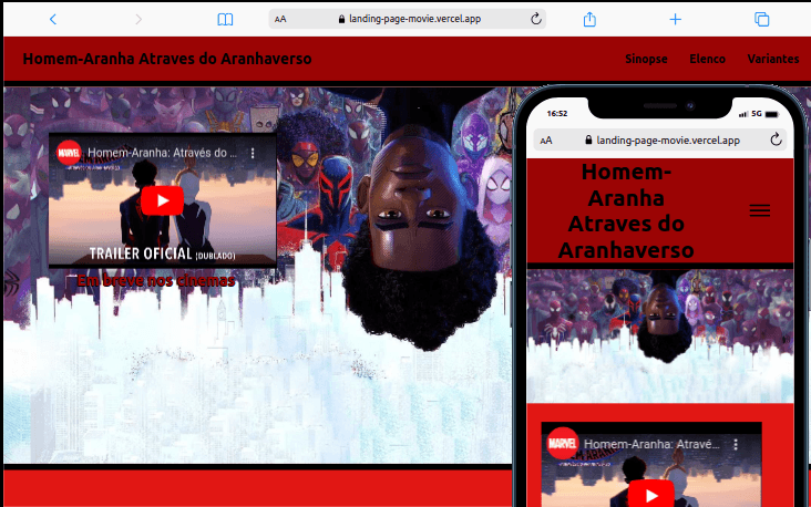 Landing Page Movie